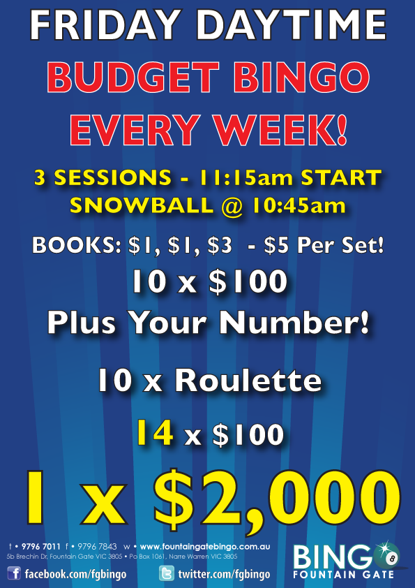 Fountain Gate Bingo Home