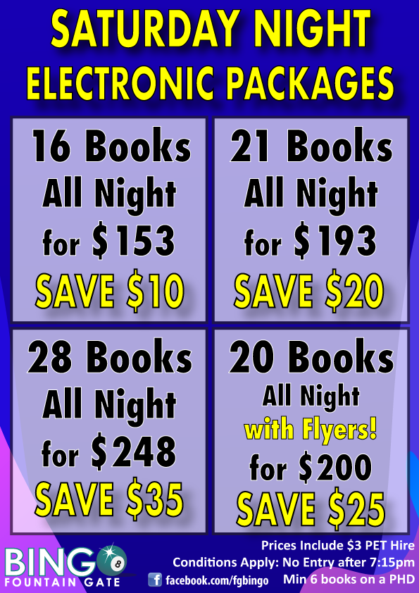 Fountain Gate Bingo Packages