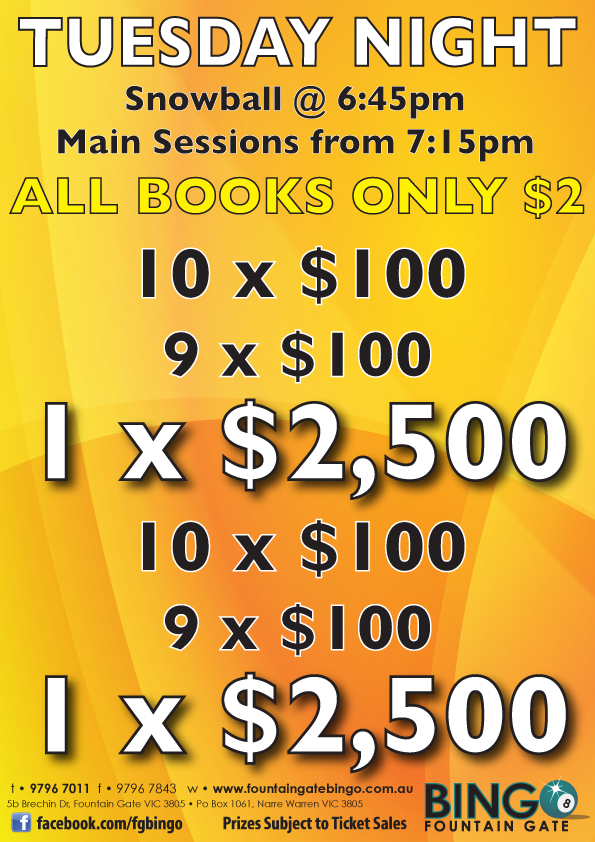 Fountain Gate Bingo Home