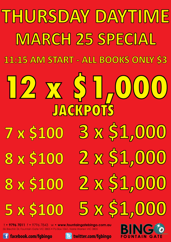 Fountain Gate Bingo Home